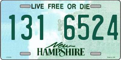 NH license plate 1316524