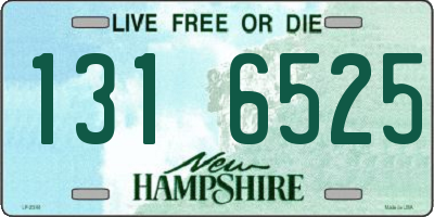NH license plate 1316525