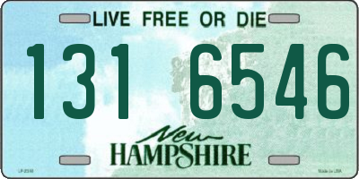 NH license plate 1316546
