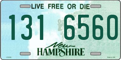 NH license plate 1316560