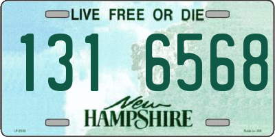 NH license plate 1316568