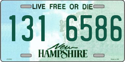 NH license plate 1316586