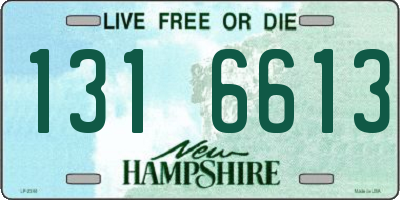 NH license plate 1316613