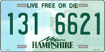 NH license plate 1316621