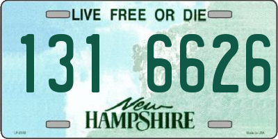 NH license plate 1316626