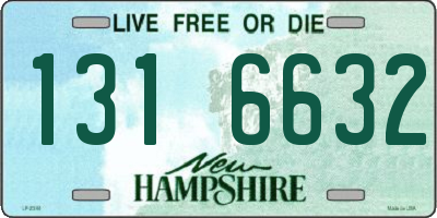 NH license plate 1316632