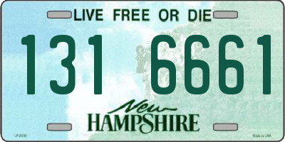 NH license plate 1316661