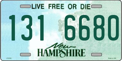 NH license plate 1316680