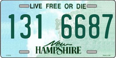 NH license plate 1316687