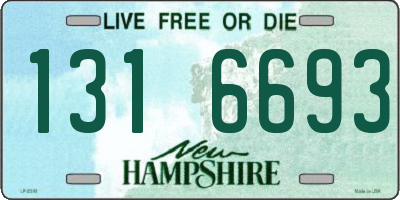 NH license plate 1316693