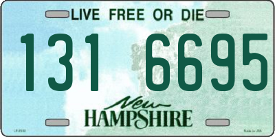 NH license plate 1316695