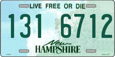 NH license plate 1316712
