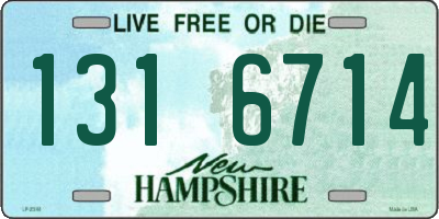 NH license plate 1316714
