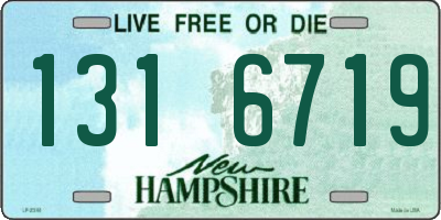 NH license plate 1316719
