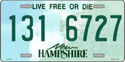 NH license plate 1316727