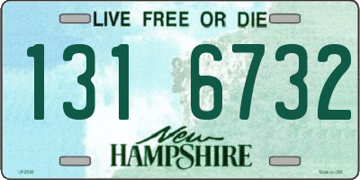 NH license plate 1316732