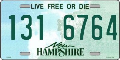 NH license plate 1316764