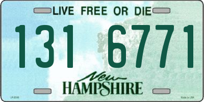 NH license plate 1316771