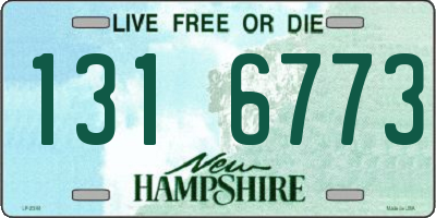 NH license plate 1316773