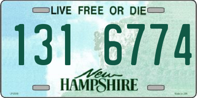 NH license plate 1316774