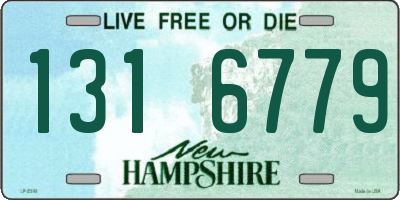NH license plate 1316779