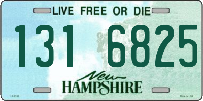 NH license plate 1316825