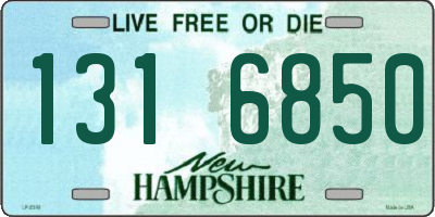 NH license plate 1316850