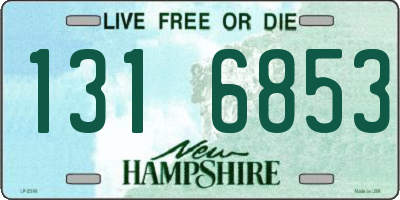 NH license plate 1316853