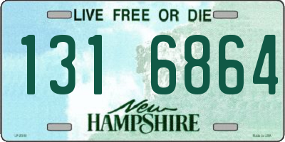 NH license plate 1316864