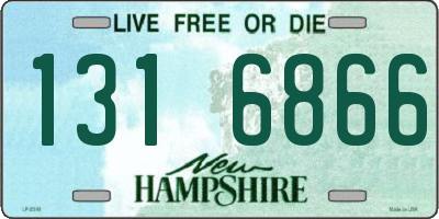 NH license plate 1316866