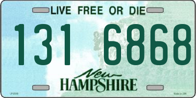 NH license plate 1316868