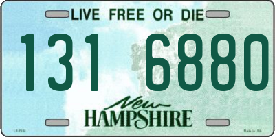 NH license plate 1316880