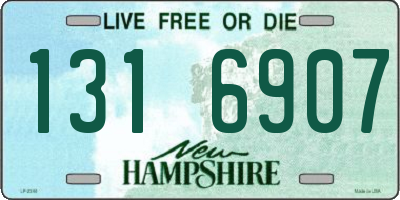 NH license plate 1316907