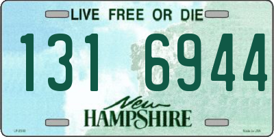 NH license plate 1316944
