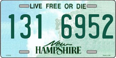 NH license plate 1316952