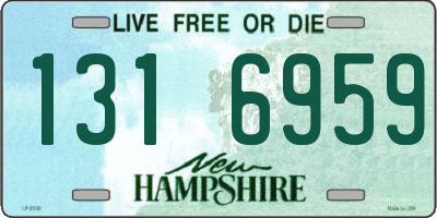 NH license plate 1316959