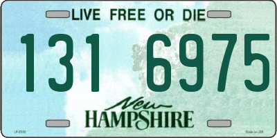 NH license plate 1316975