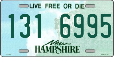 NH license plate 1316995