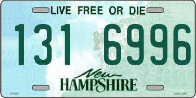 NH license plate 1316996