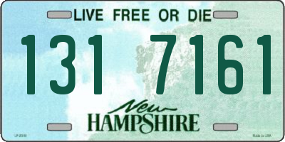 NH license plate 1317161