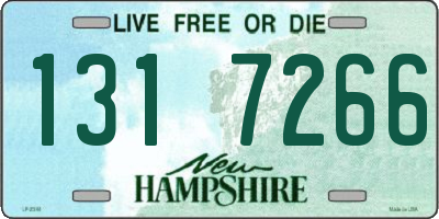 NH license plate 1317266