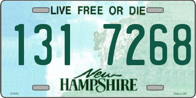 NH license plate 1317268