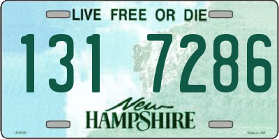 NH license plate 1317286