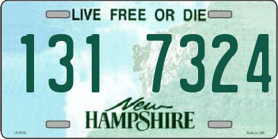 NH license plate 1317324