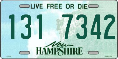 NH license plate 1317342