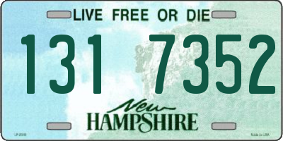 NH license plate 1317352