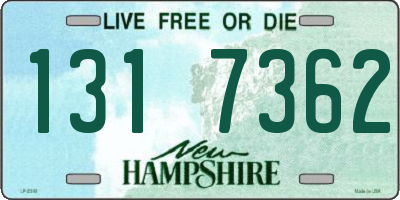 NH license plate 1317362