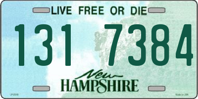 NH license plate 1317384