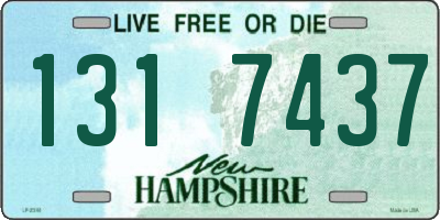 NH license plate 1317437