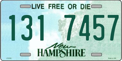 NH license plate 1317457